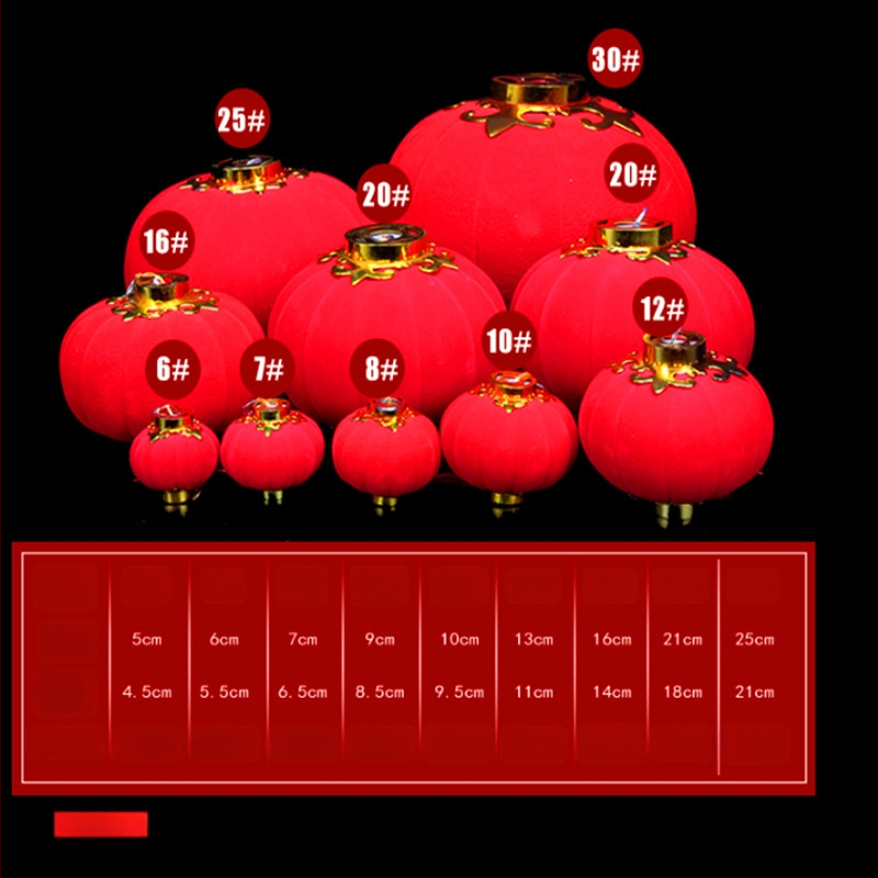 Farol decorativ Bonsai, pandant mic de agățat cu pompon, formă rotundă, pentru Festivalul de Primăvară și Anul Nou