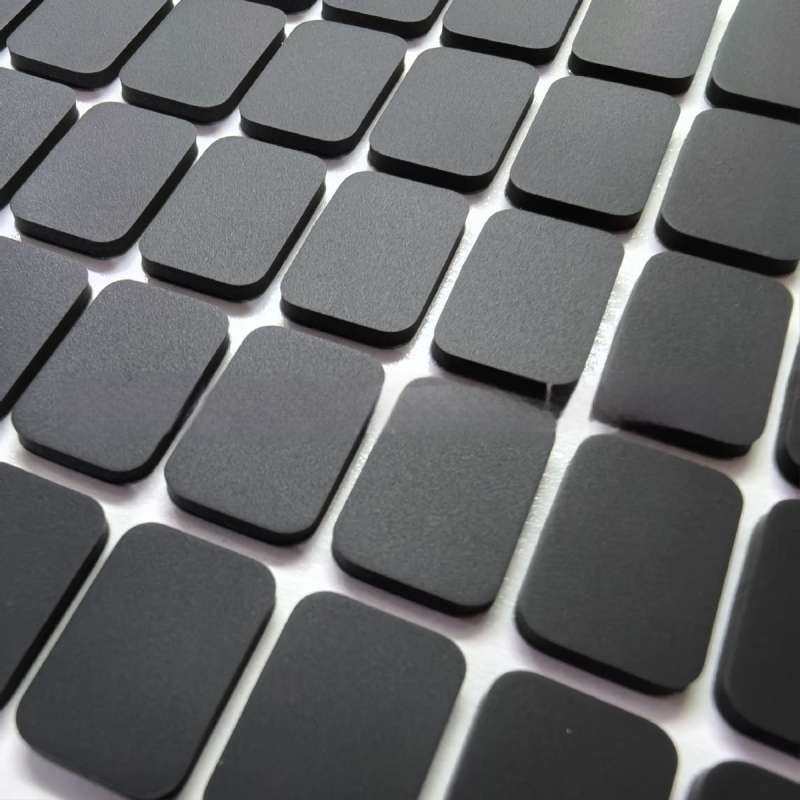 Paduri autoadezive din silicon pentru echipamente industriale, antiderapante și absorbante de șocuri, amortizare mecanică și garnituri din silicon rezistente la uzură