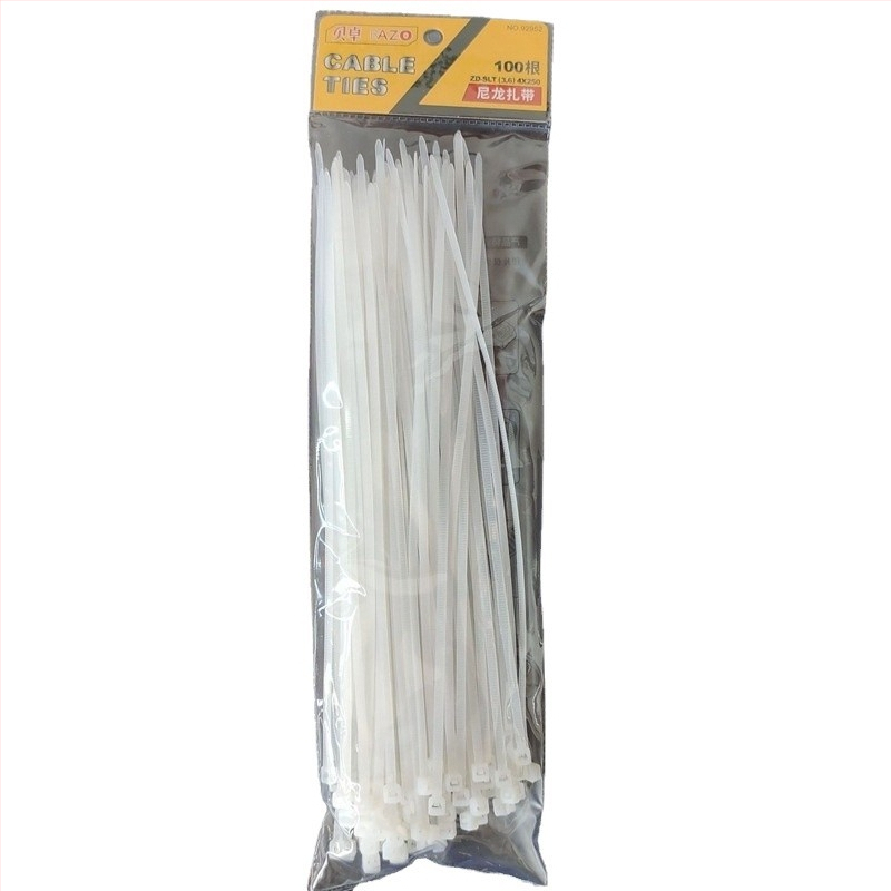 Beizhuo 92952 Legături din nylon pentru cabluri, 100 buc, 200 mm, încărcătură 8 kg