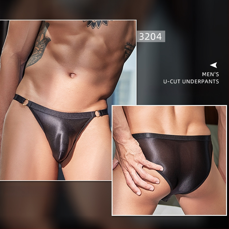 Tentația dorinței: Tanga pentru bărbați, mătăsos și respirabil, pentru modelarea corpului