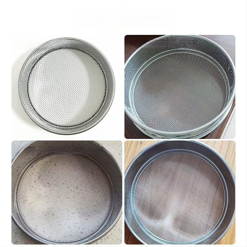 Sită pentru nisip de pisică cu plasă din oțel inoxidabil, filtru pentru praf de pisică, bentonită, uz casnic