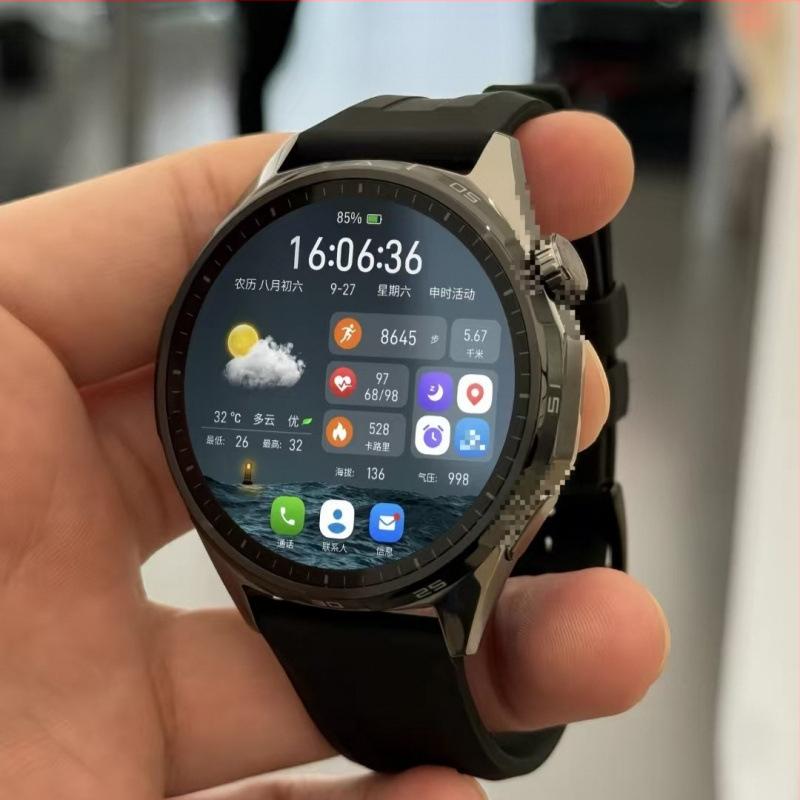 Ceas inteligent Watch6Pro cu monitorizarea ritmului cardiac, tensiune arterială, pedometru, monitorizare somn, apeluri Bluetooth și notificări de mesaje – GT6
