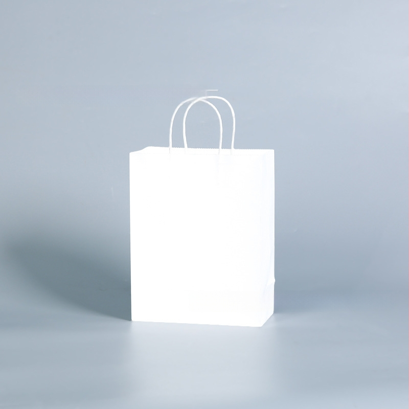 Geantă tote din hârtie kraft personalizabilă pentru catering și takeout, publicitate, îmbrăcăminte și cadouri
