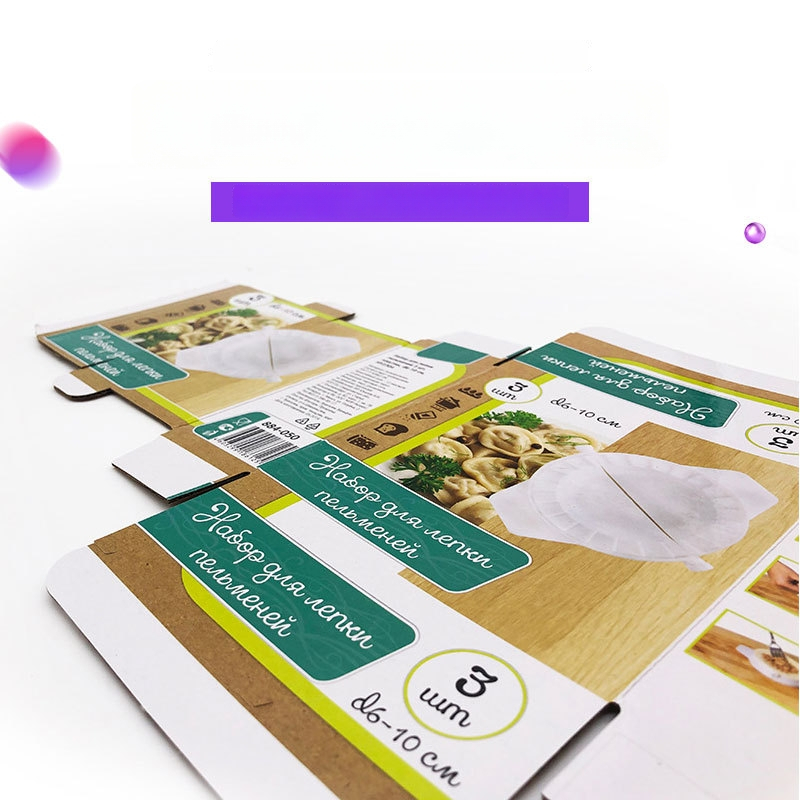 Cutie pliabilă din carton Kraft cu imprimare color, cutie cadou din carton ondulat, cu fereastră și bază cu închidere