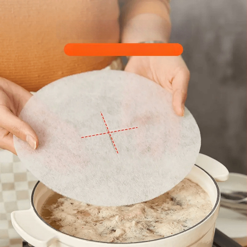 Hârtie absorbantă de ulei pentru mâncare și supă, hârtie de filtrare în bucătărie pentru prepararea supei, film absorbant de ulei comestibil