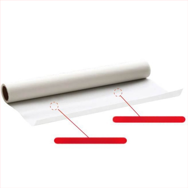 Hârtie de copt groasă pentru pește, hârtie de copt pentru cuptor, hârtie cu silicon pentru tăvi de copt, 50 g, 45 × 60 cm, 500 de foi într-un pachet