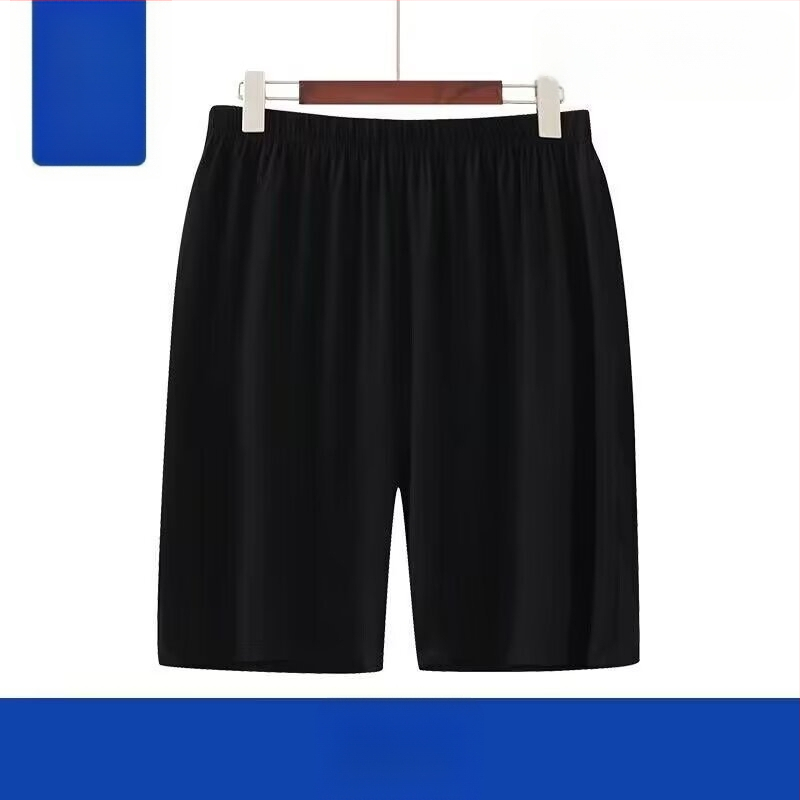Șorturi bărbătești din modal, vară, ușoare, casual, culoare solidă, croială lejeră, pentru relaxare acasă sau activități în aer liber