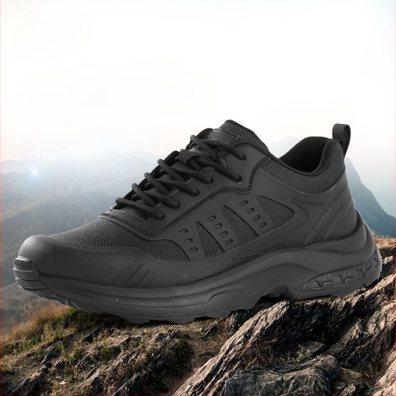 Pantofi sport casual pentru bărbați, în stil militar, pentru drumeții în aer liber și trail running, rezistenți la perforare
