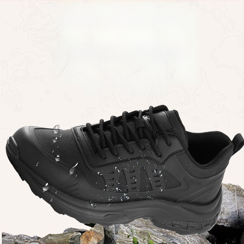 Pantofi sport casual pentru bărbați, în stil militar, pentru drumeții în aer liber și trail running, rezistenți la perforare