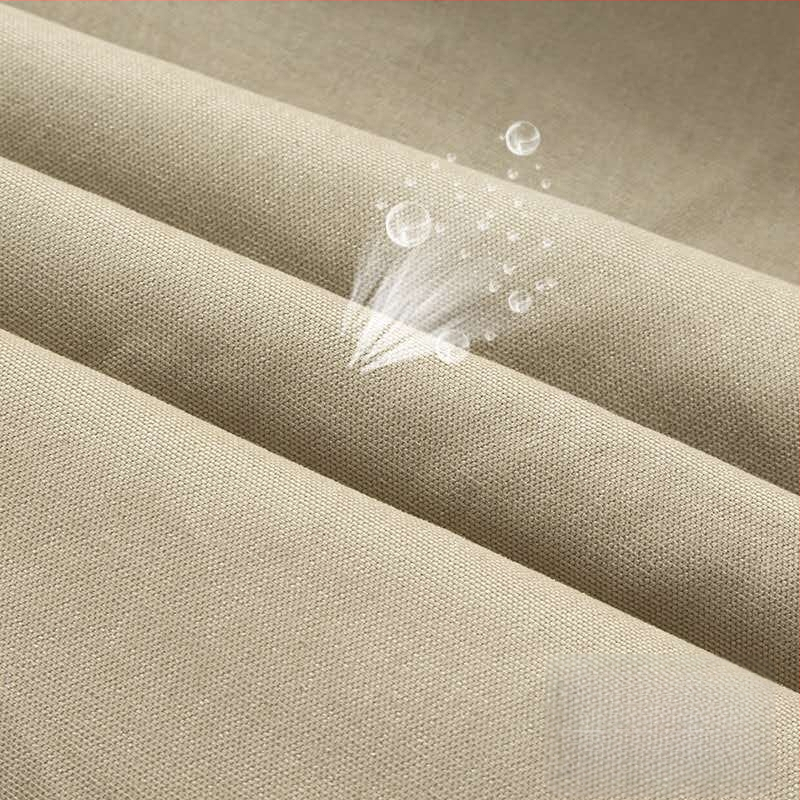 Pantaloni cargo pentru bărbați, 3/4 lungime, mai multe buzunare, bumbac, talie elastică, culoare solidă, pantaloni casual de vară