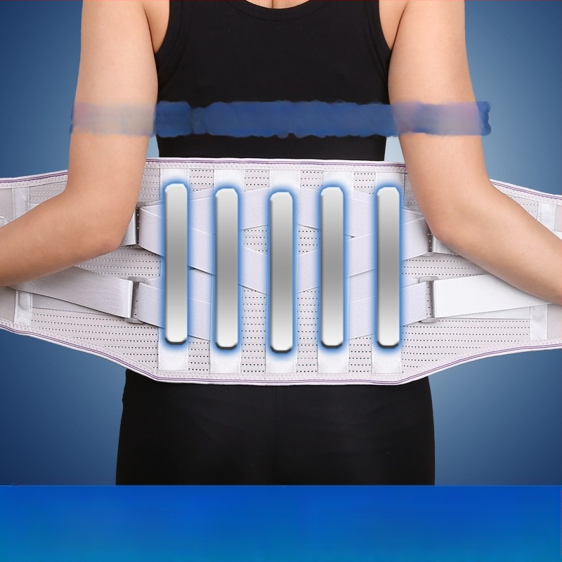 Bandă de talie sport cu placă din oțel pentru protecție împotriva încărcărilor musculare, autoîncălzire, caldă și respirabilă, unisex