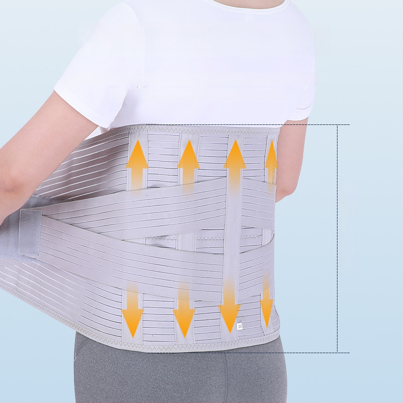 Bandă lombară respirabilă cu placă de oțel lată, unisex, pentru sport