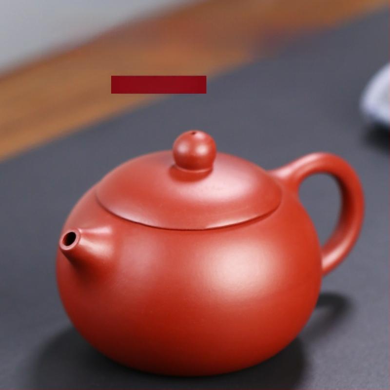 Ceainic Dahongpao din lut purpuriu, design Xi Shi, Yixing Zisha, ceainic de sănătate, în cutie cadou cu certificat