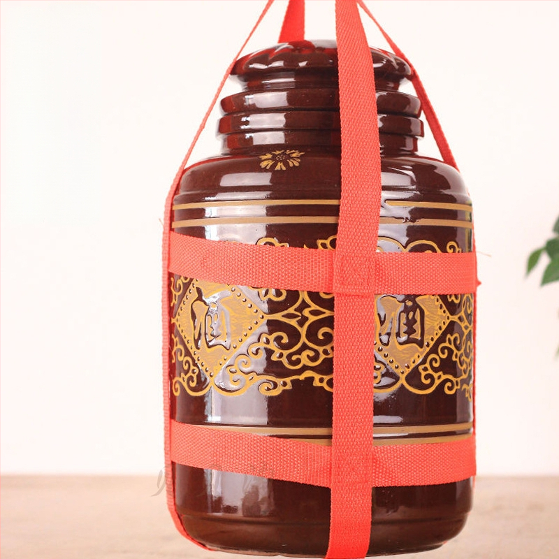 Sticlă ceramică pentru infuzie de vin cu robinet, ceramică îngroșată, sigilată pentru uz casnic, infuzie de ginseng