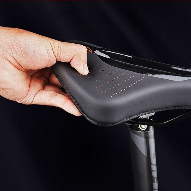 Șa de bicicletă impermeabilă, ultra-moale, cu design gol, respirabilă, pentru biciclete de munte și oraș, accesorii pentru ciclism