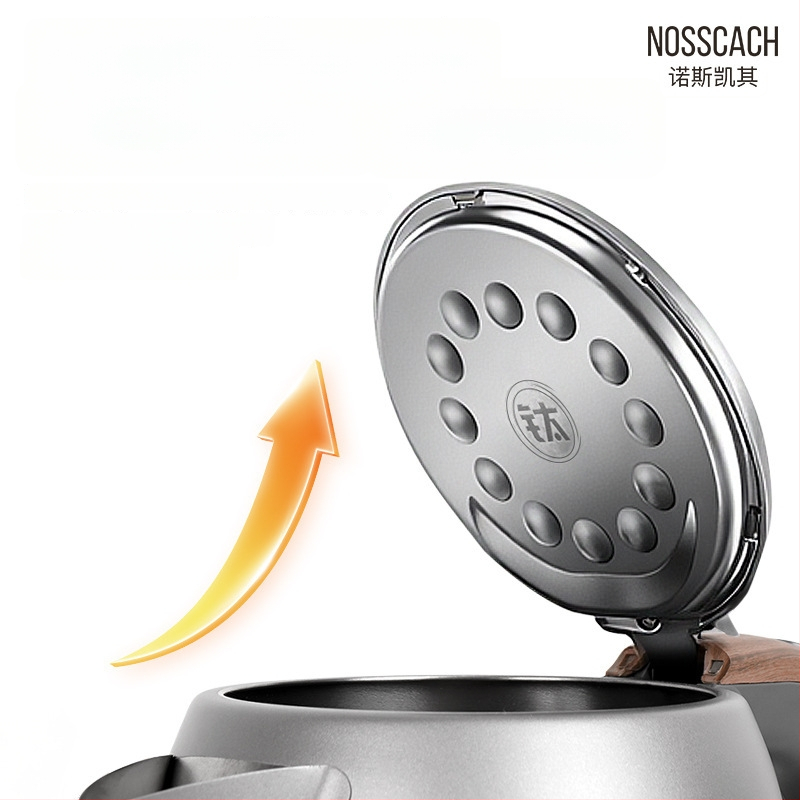 Ceainic electric din titan pur pentru uz casnic, întrerupere automată, pentru infuzarea ceaiului, 1700 ml