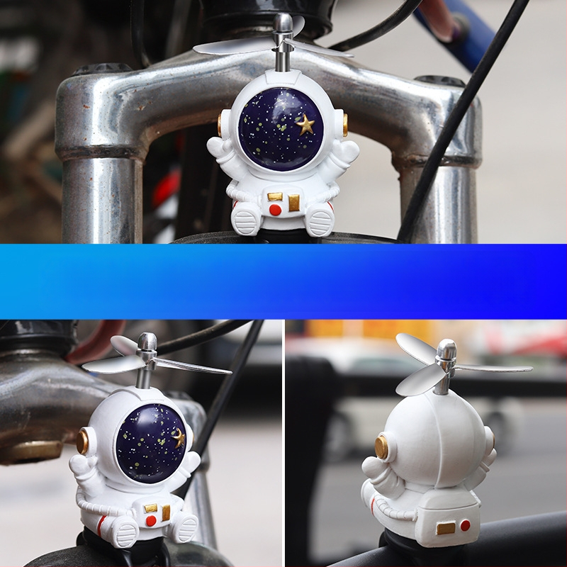 Decor din rășină cu astronaut spațial, stil modern, pentru biciclete electrice și motociclete