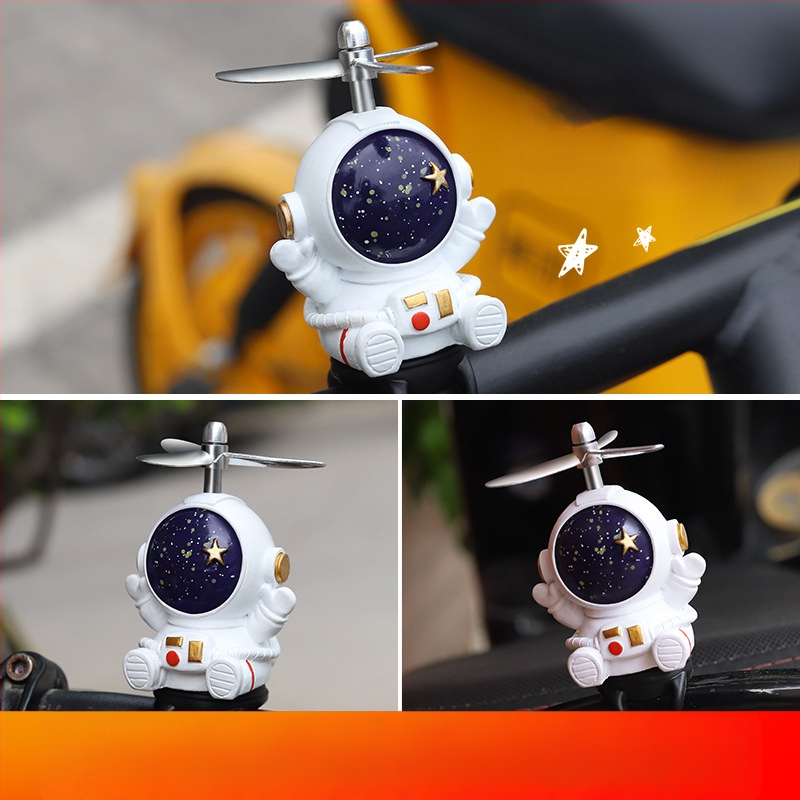 Decor din rășină cu astronaut spațial, stil modern, pentru biciclete electrice și motociclete