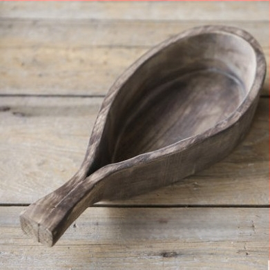 Tăviță din lemn în stil Wabi-Sabi – farfurie pentru fructe, decor pentru living