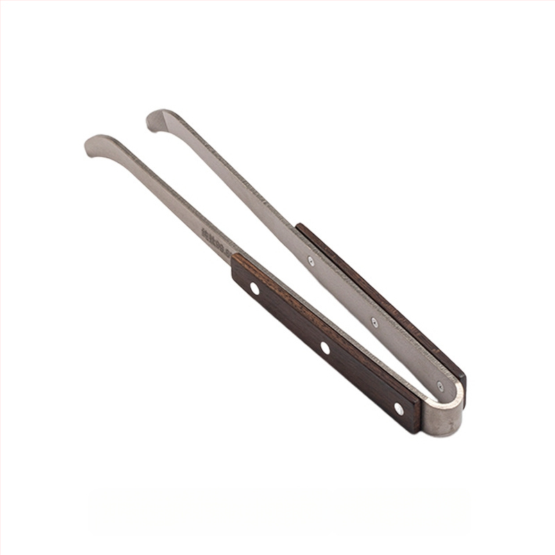 Moji clip de ceai din titan cu pensete din lemn de abanos, antiderapant, clip pentru ceasca de ceai, unelte pentru prepararea ceaiului și accesorii pentru ceremonia ceaiului