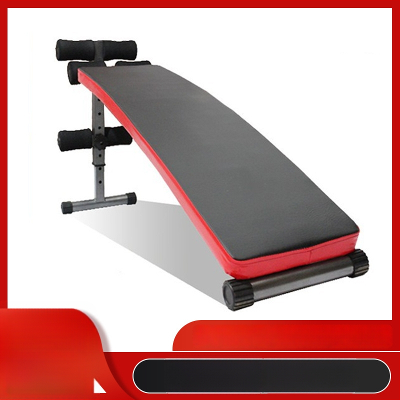 Bancă de abdomene multifuncțională pentru uz casnic, cu design curbat și lungime extinsă, echipament de fitness