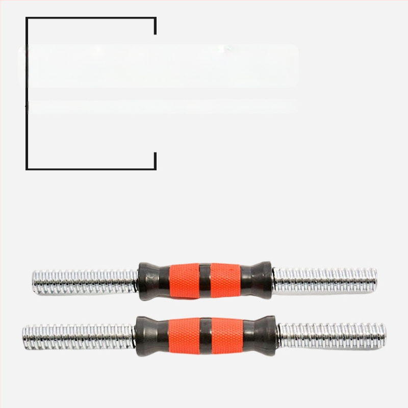 Bară de gantere din oțel inoxidabil solid, placată electrogalvanic, bară dreaptă
