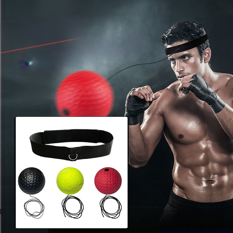 minge de box cu prindere pe cap, țintă de reacție și minge grea – antrenament pentru agilitate și reflexe