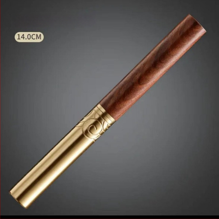 Set Pu'er pentru ceai: cuțit și ac pentru ceai, lemn de abanos și inel auriu — accesorii pentru ceremonia ceaiului