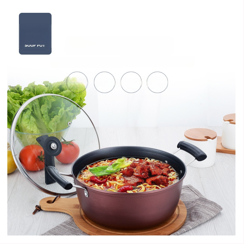 3-darabos rozsdamentes acélból készült wokkészlet: wok 32 cm, serpenyő 24 cm, fazék 24 cm üvegfedőkkel