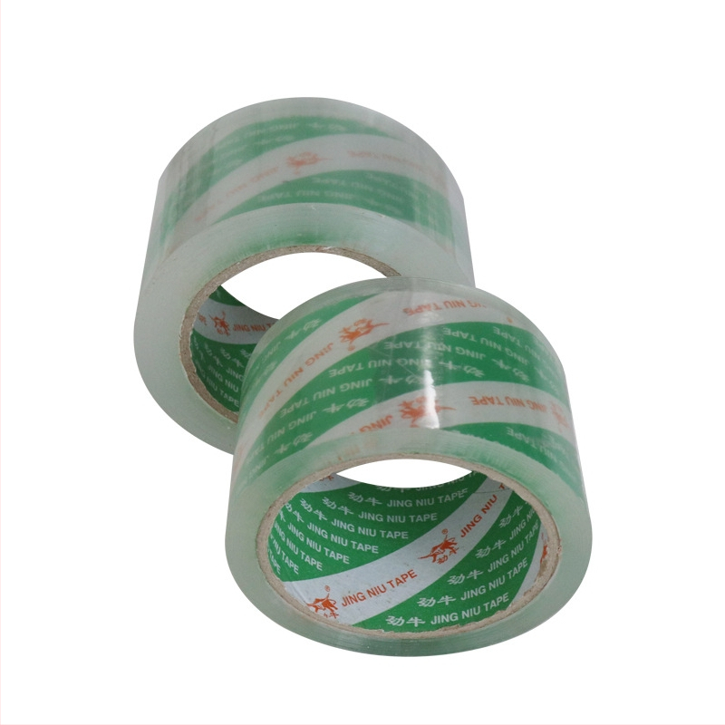 Bandă de ambalare transparentă, înaltă transparență, film BOPP, 4,5 cm x 100 m