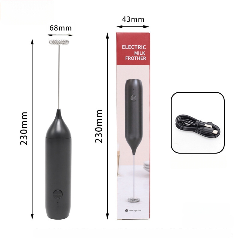 USB újratölthető kézi tejhabosító, kávéhabosító, tojáskeverő és mixer