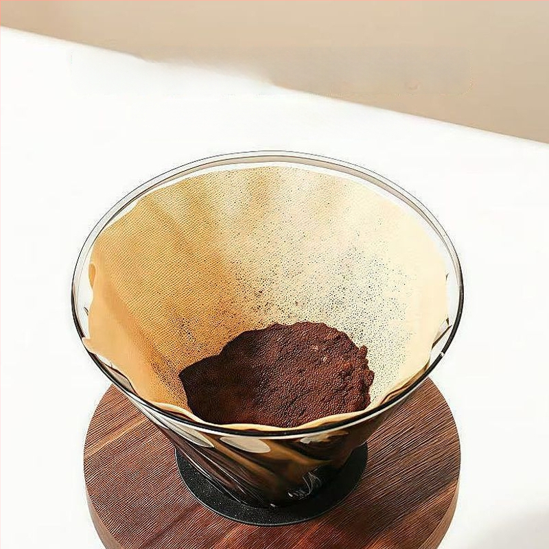 V60 konusos kávéfőző filterpapír kézi készítéshez, élelmiszer-minőségű