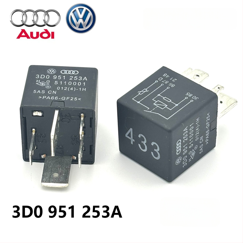 Releu compatibil cu modelele Audi și Volkswagen 646, 645, 525, 655, 433, 53, 449, 30
