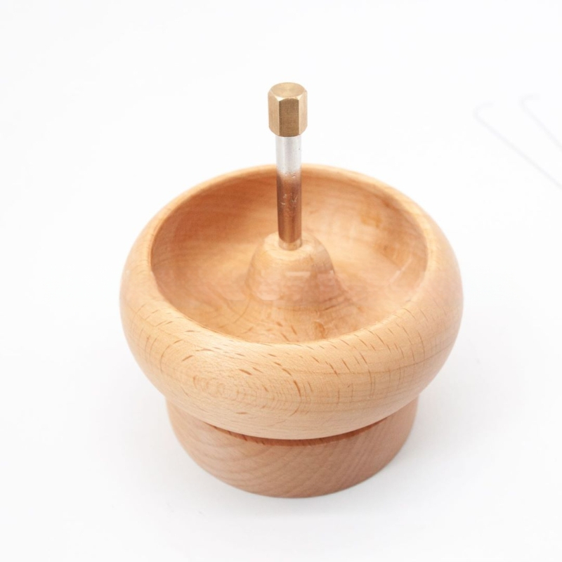 Unealtă DIY pentru așezarea mărgelelor – 10 cm, din lemn masiv, manual