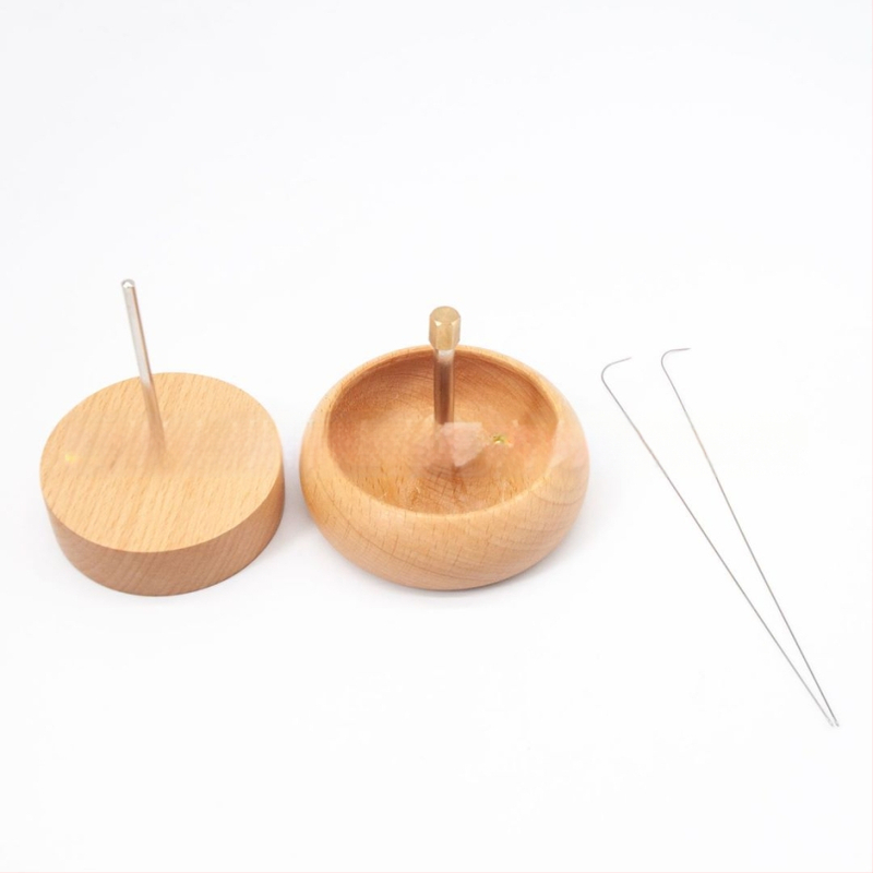 Unealtă DIY pentru așezarea mărgelelor – 10 cm, din lemn masiv, manual