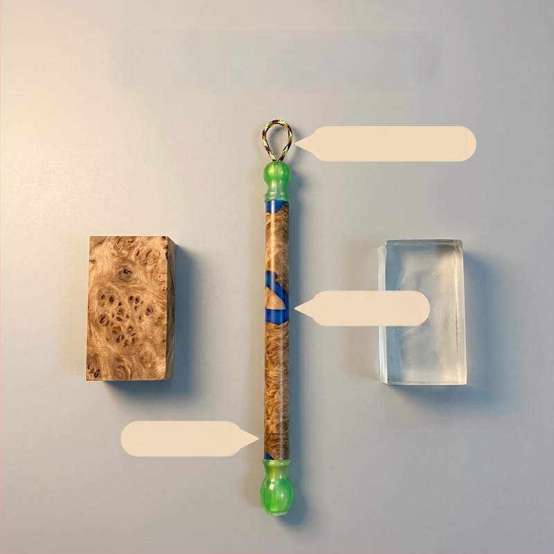 Accesorii din rășină pentru mânerul unei pensule-stilou, caligrafie și pictură, personalizabile