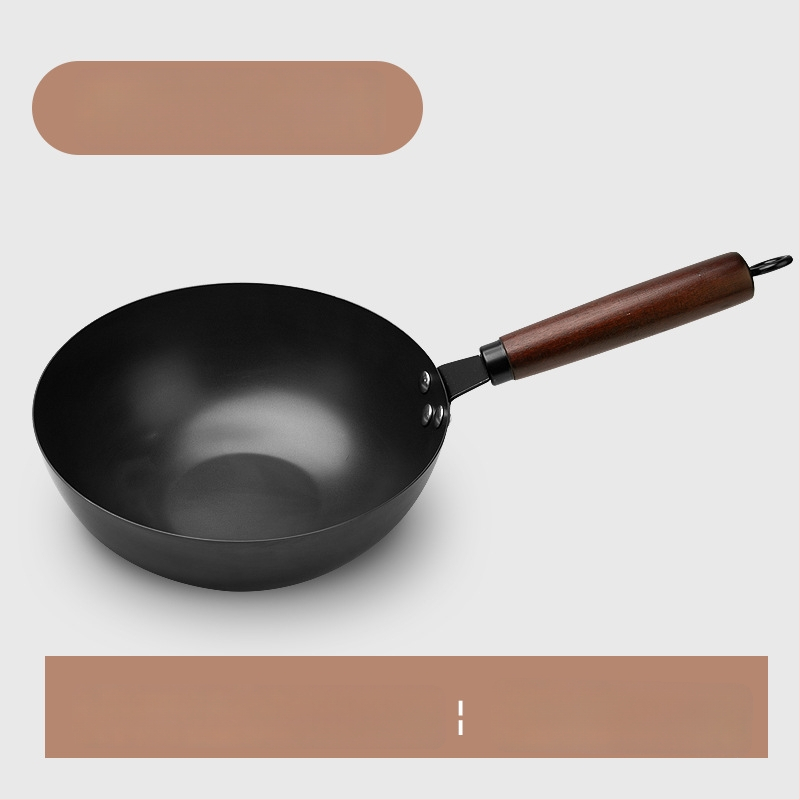 Lapos aljú vas serpenyő, bevonat nélküli, indukciós és gáztűzhelyen is használható, otthoni steak sütéséhez