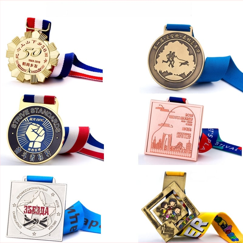 Prilagođeni metalni medali i pločice za dječje maratone i sportske događaje