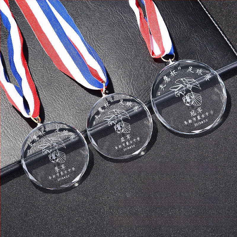 Prilagodljiva kristalna medalja za košarkaški maraton, nagrada za tim za dječje sportske događaje