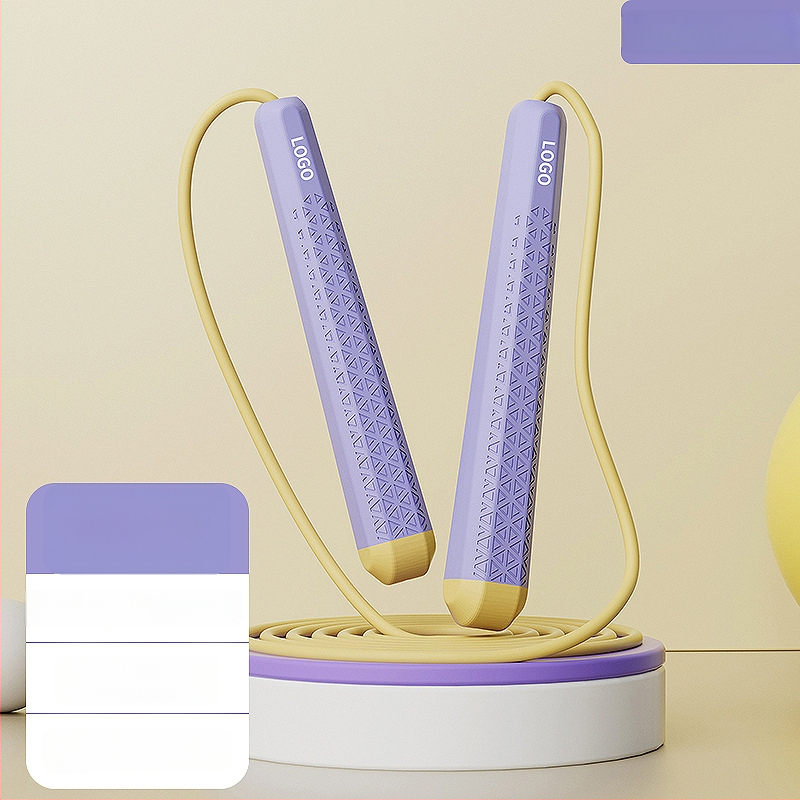 Șnur de săritură pentru copii, mânere în nuanțe macarons, fără încurcături, șnur profesional pentru antrenament și fitness școlar