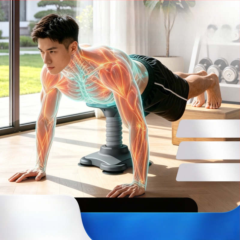 Držač za sklekove s odvojivim ručkama, automatski povratak, kućna fitness oprema