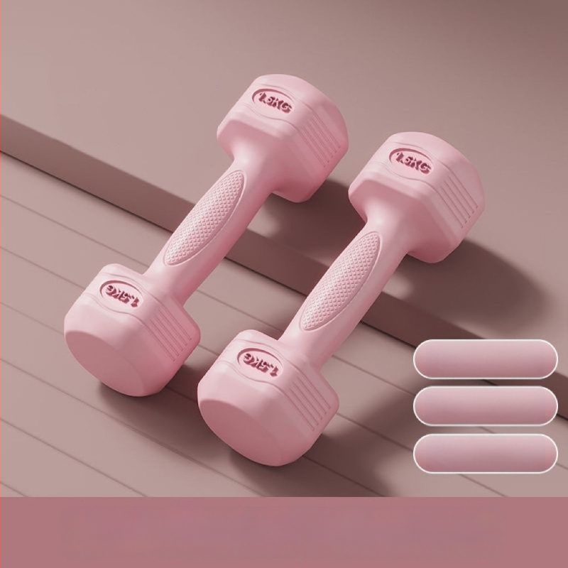 Ženski set girili za kućnu fitness opremu, toniranje trbuha, šipka i kettlebell, 2 kg para, za djecu i adolescente