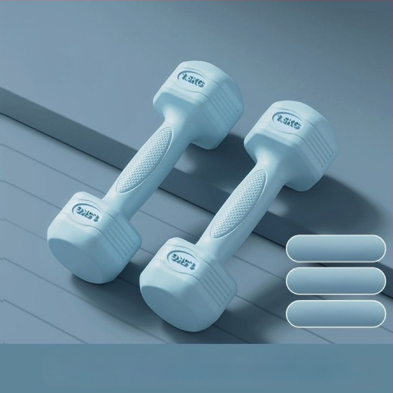 Ženski set girili za kućnu fitness opremu, toniranje trbuha, šipka i kettlebell, 2 kg para, za djecu i adolescente