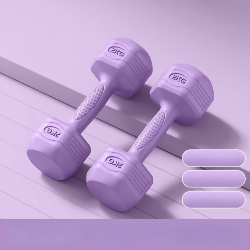 Ženski set girili za kućnu fitness opremu, toniranje trbuha, šipka i kettlebell, 2 kg para, za djecu i adolescente