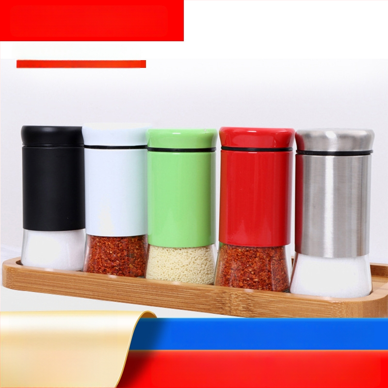 Lyukas fűszertartó üveg, 150 ml, hordozható kültéri grillezéshez és otthoni használathoz