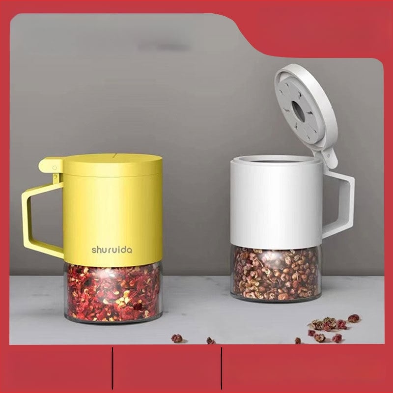 Üvegből készült fűszertartó, nedvességálló zárás, minimalista design, 300 ml, OEM elérhető
