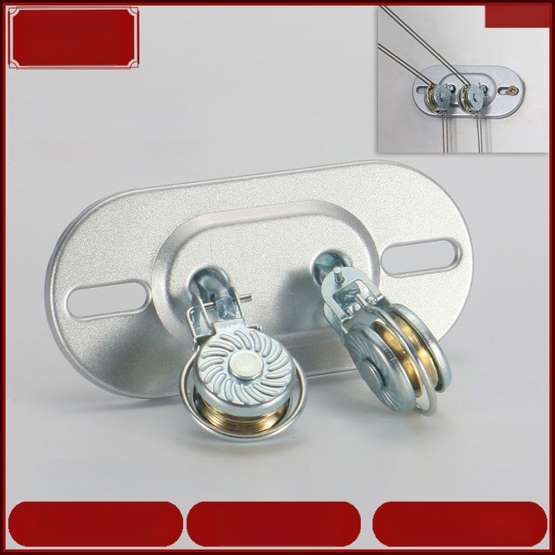 Uscător de haine manual cu două brațe reglabile, placă din oțel, adaptor de colț fără găuri, accesorii pentru uscător de balcon, roți universale