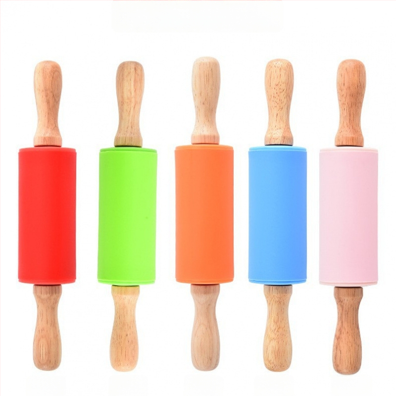 Mini szilikon nyújtófa, élelmiszer-minőségű, nem tapad