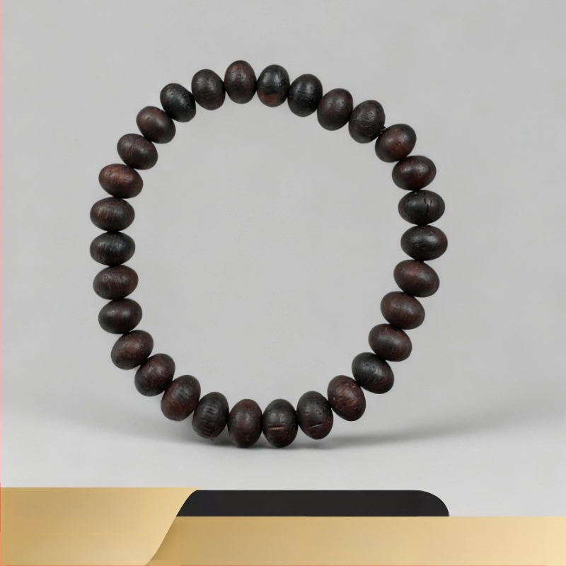 108 ξύλινες χάντρες, βραχιόλι με άβακα και Buddha χάντρες, χειροποίητο, unisex, εθνοτικό στυλ
