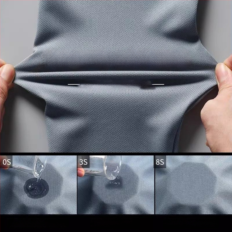 Set sportiv masculin de vară pentru alergare: tricou cu mânecă lungă, uscare rapidă, protecție UV pentru antrenament